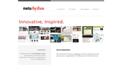 Desktop Screenshot of metarhythm.com